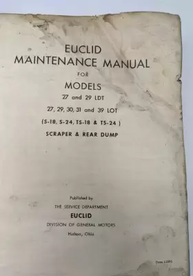 TS18 EUCLID Manual Scraper Rear Dump #2