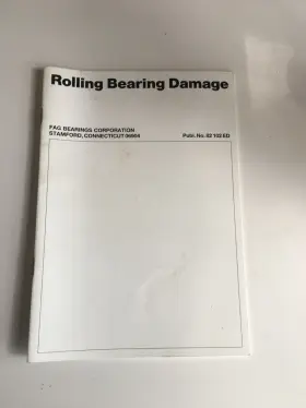 82-102ED FAG BEARING CORP Rolling Bearings Book Publication