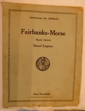3600A4 FAIRBANKS MORSE ENGINE Diesel Engines Marine #2