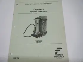 H4910A FAIRMOUNT Hydraulics Powerfuls Pole Puller Operator