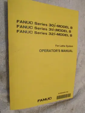 B-64484EN-1-03 FANUC Lathe Operators Manual Book