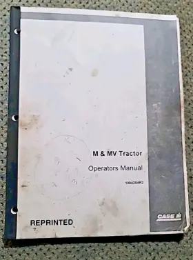 1004204R2 FARMALL Mv Tractor Operators Manual Reprinted