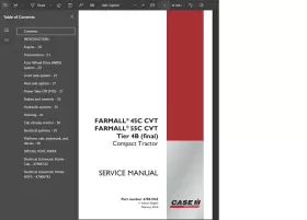 47851945 FARMALL Cvt Tractor Manual Service Workshop Repair #2