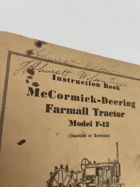 5024 FARMALL Mccormick Deering Tractor Instruction Book #3