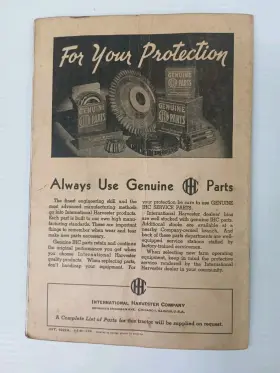 752589917469 FARMALL Tractor Owners Operators Manual Ihc Farm #2