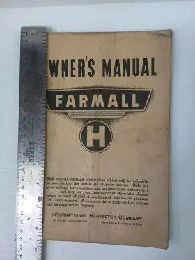 752589917469 FARMALL Tractor Owners Operators Manual Ihc Farm #3
