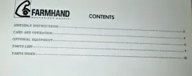 F19-A FARMHAND Loader Operators Manual Up #2
