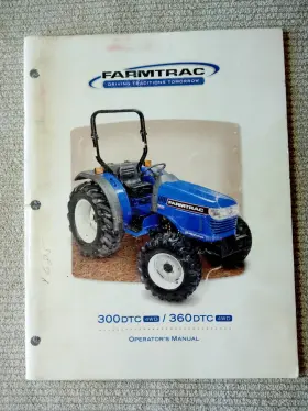 755285 FARMTRAC Tractor Operators Manual
