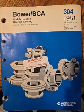 Y183 FEDERAL-MOGUL Bower Bca Clutch Release Bearing Catalog