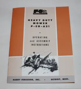 Z-3061B FERGUSON Sickle Bar Mower Mount Operators Manual