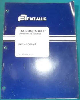 7067064 FIAT Allis Airesearch Turbocharger Service Repair