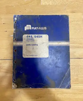 545H FIAT-ALLIS Diesel Wheel Loaders Catalog
