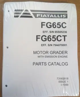 73163618 FIAT ALLIS Motor Grader Catalog Manual