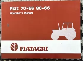 70-66 FIATAGRI Tractor Manual Operator