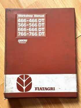 466-766DT FIATALLIS Fiat Tractor Workshop Repair Manual