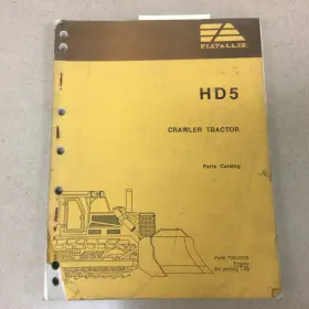 70626003 FIATALLIS Fiat Allis Crawler Tractor Bulldozer Book