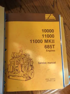 70645121 FIATALLIS Fiat Allis Engines Service Manual Mkll