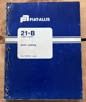 70696413 FIATALLIS Fiat Allis Crawler Tractor Catalog English
