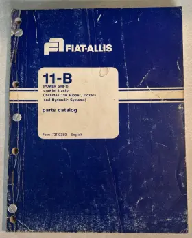 73110380 FIATALLIS Fiat Allis Power Crawler Tractor Catalog