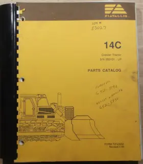 73143552 FIATALLIS Fiat Allis Crawler Tractor Manual Book