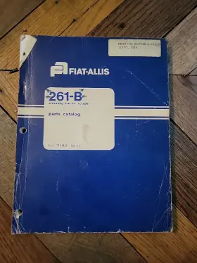 74111821 FIATALLIS Fiat Allis Catalog Elevating Tractor