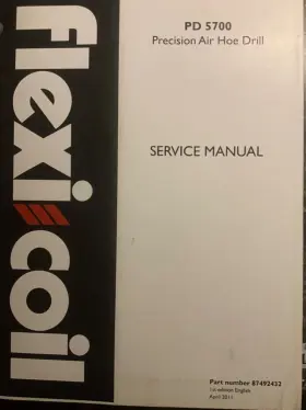 5700 FLEX COIL Precision Air Hoe Drill Service Manual