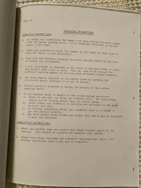 KB-12 FLEX-KING Stubble Mulch Plows Instruction Manual Ideal #3