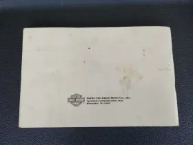 99465-85 FLT Fxr Owners Manual Harley-davidson #2