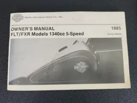 99465-85 FLT Fxr Owners Manual Harley-davidson