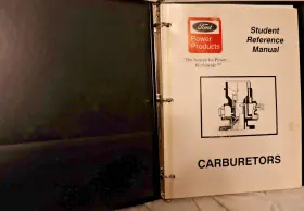193-095 FORD Power Carburetors Student Manual Engine Workshop