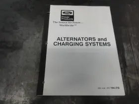 194-218 FORD Power Alternators Charging Manual