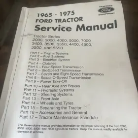 2000-5550 FORD Tractor Service Manual