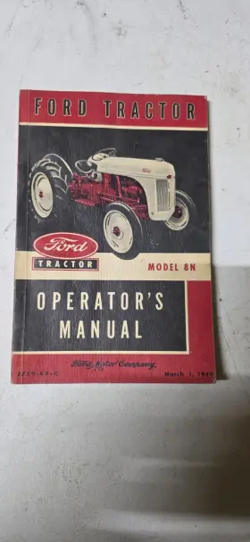 3729-49-C FORD Tractor Operators Manual