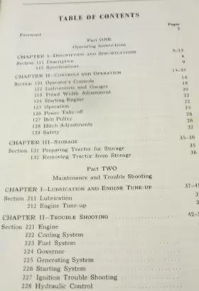 3729-52-C FORD Tractor Operator Manual #3