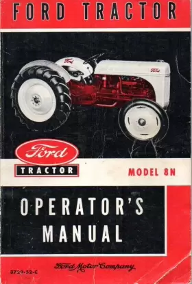 3729-52-C FORD Tractor Operator Manual