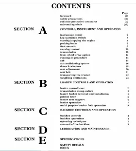 555D-575D-655D-675D FORD Backhoe Loaders Operators Manual #2