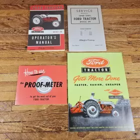 616695718276 FORD Tractor Operators Owners Manual Service