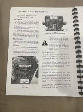 8000 FORD Tractor Operators Manual Owners Book Jensales #3