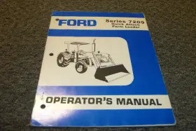 7209 FORD Farm Loader Operator Manual User Xz