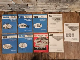 752589913072 FORD Tractor Operators Manual Baler Rake
