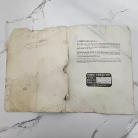 1700 FORD Tractor Owners Operators Manual Diesel Book #3
