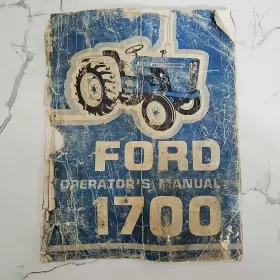 1700 FORD Tractor Owners Operators Manual Diesel Book