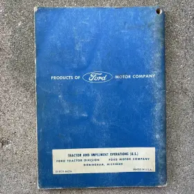4000 FORD Tractor Operators Manuals #2