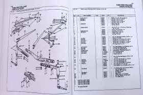 754472625505 FORD Tractor Manual Catalog Book Exploded View #2