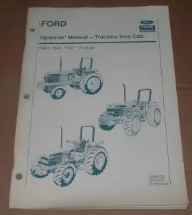 7740 FORD Tractor Operators Manual