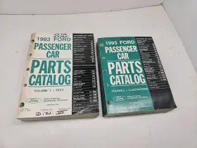 7752-93 FORD Passenger Car Illustrations Catalog Manual Vol