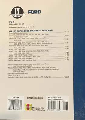 780872887534 FORD Tractor Manual Wiring Diag #2 780872887534 FORD Tractor Manual Wiring Diag #2