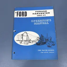 8838-B FORD Tractor Forage Harvester Operators Manual Se