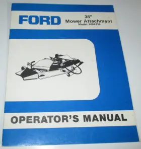 9607439 FORD Rotary Mower Deck Operators Manual