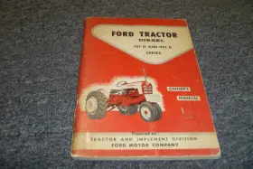 981D FORD Tractor Operator Manual Xz